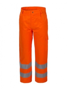 pantalone alta visibilita arancio